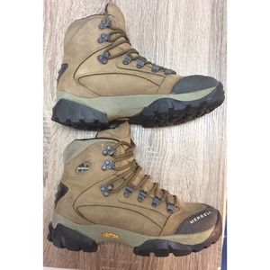Merrell Boots Women Ankle Hiking Wind River Vibram Size 6 Excellent Condition